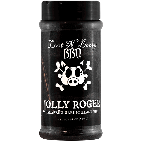 Loot N’ Booty BBQ Jolly Roger Jalapeno Garlic Black RUB - фото 10707